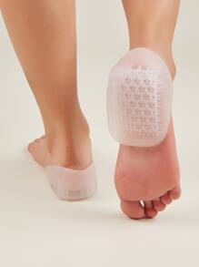 2 miếng bảo vệ gót chân silicone - trắng - Xem 1