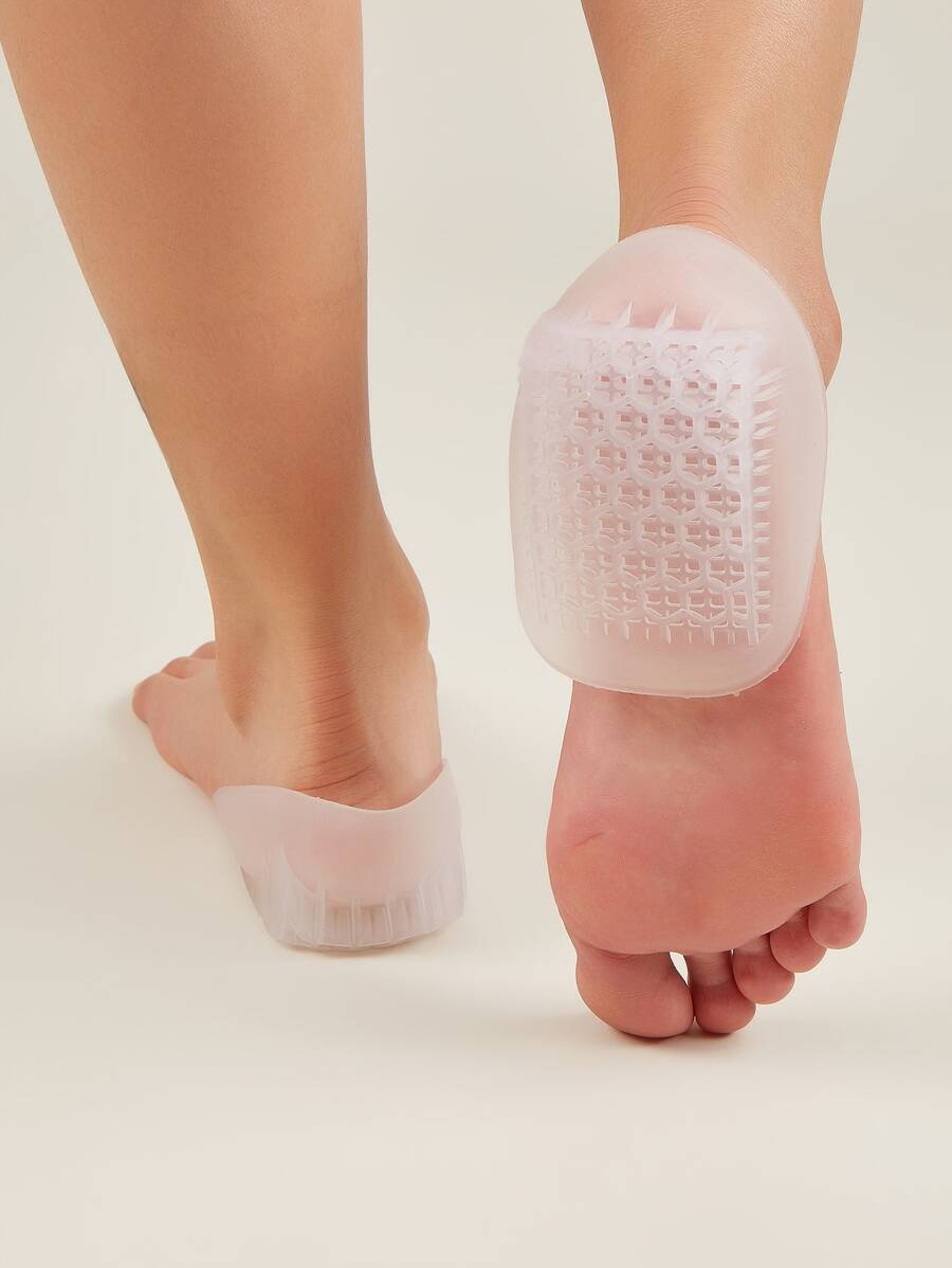 2 miếng bảo vệ gót chân silicone - trắng - Xem 1