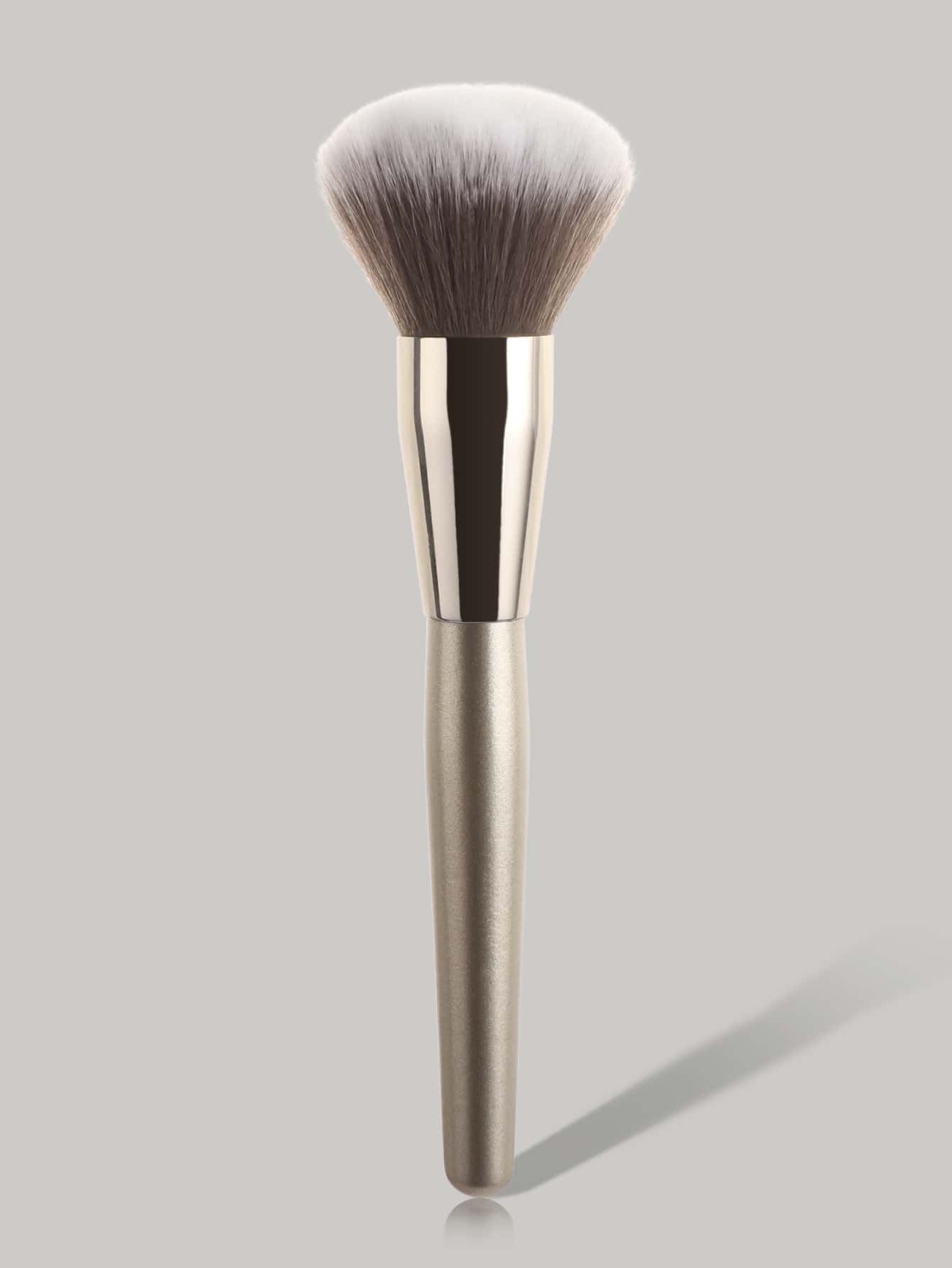 1pc Large Fluffy Champagne Gold Powder Makeup Brush