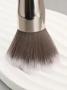 1pc Large Fluffy Champagne Gold Powder Makeup Brush