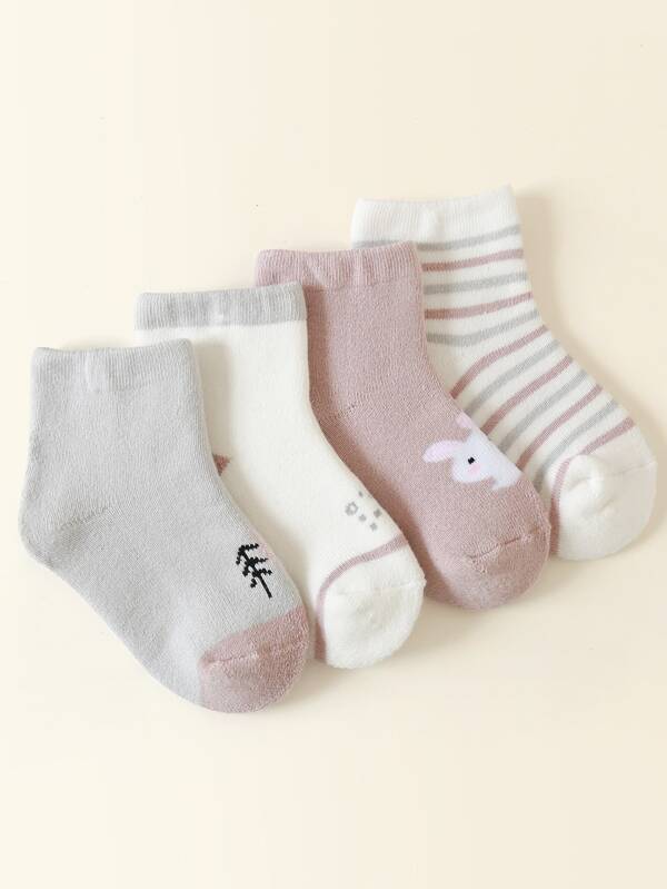 Baby 4pairs Striped Socks