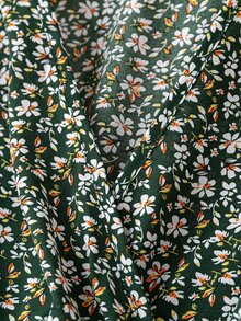 SHEIN Clasi 大碼碎花燈籠袖洋裝