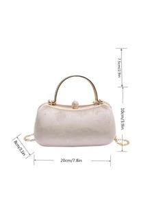 Long lanh, sáng bóng, sang trọng, quyến rũ, thanh lịch, tinh tế Chuỗi hộp nhung trang trí bằng kim cương nhỏ dành cho nữ, phụ nữ, sinh viên đại học, tân binh và công nhân cổ trắng cho bữa tiệc, vũ hội, đám cưới - Rượu sâm banh - Xem 5