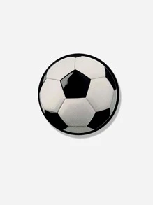 Soccer Design Phone Stand-Out Holder - Black and White - View 6