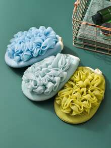 1pc Multifunction Random Color Exfoliating Bath Glove - Multicolor - View 4
