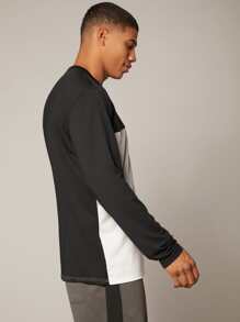 Manfinity Hombres Camiseta con costura - Multicolor - Ver 6