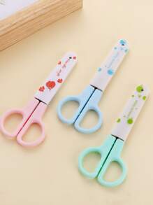 1 pieza Tijeras con estampado de letra al azar arte - Multicolor - Ver 1