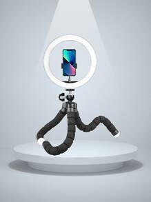 8吋直播燈配海綿支架 - 黑色 - 查看 1