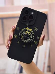 Christmas Snowflake Phone Case With Stand-Out Phone Grip - Multicolor - View 5