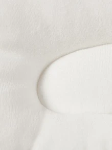 婴儿纯色枕头爱情人节 - 白色 - 查看 2