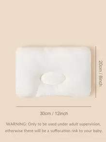 婴儿纯色枕头爱情人节 - 白色 - 查看 5