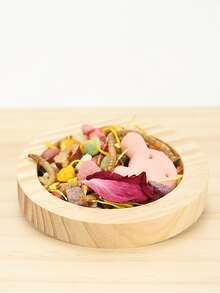 1pc Round Pet Bowl - Beige - View 3