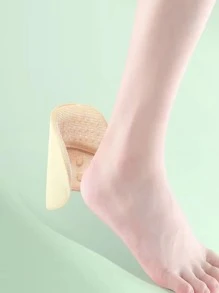 1雙素色腳跟保護墊 - 杏色 - 查看 4