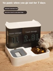 二合一大容量寵物飲水器和喂食器