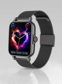 1入組心率監測智能手錶 - 黑色 - 查看 1