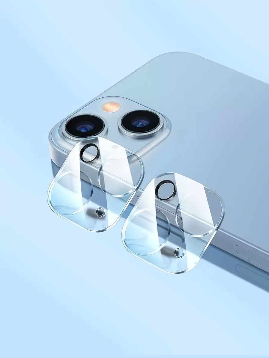 UGREEN 2 片鏡頭保護貼 相容於 iPhone 14 系列 - 無色 - 查看 1