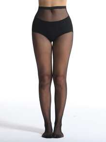 Quần tất Nữ Sọc - màu đen - Xem 4