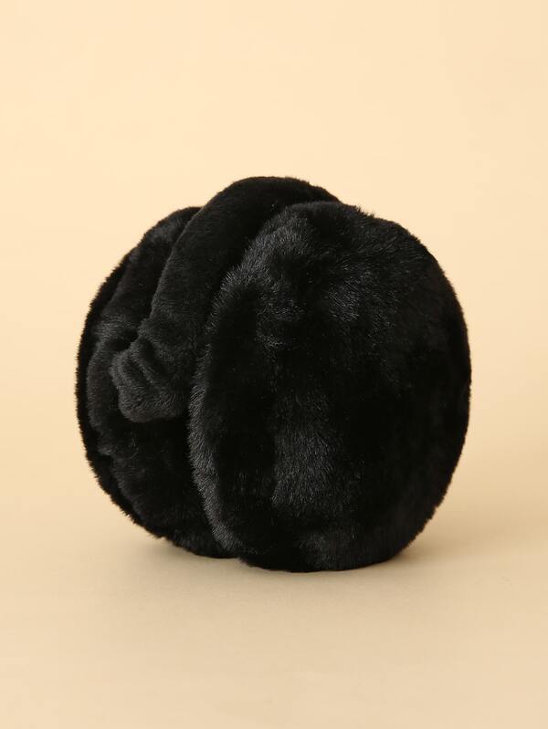 1pc Solid Fuzzy Earmuffs SHEIN USA