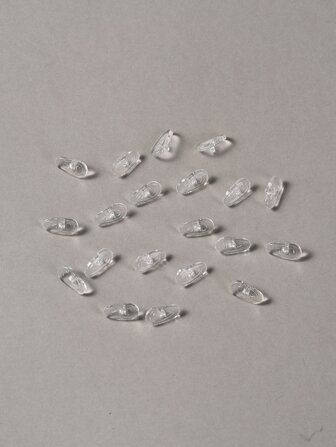 20 件装透明眼镜配件 女士眼镜配件