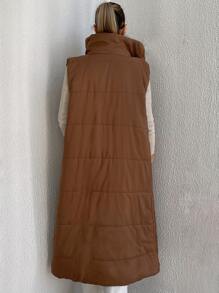 Casual Eenkleurig Dames winterjassen Zak Ring