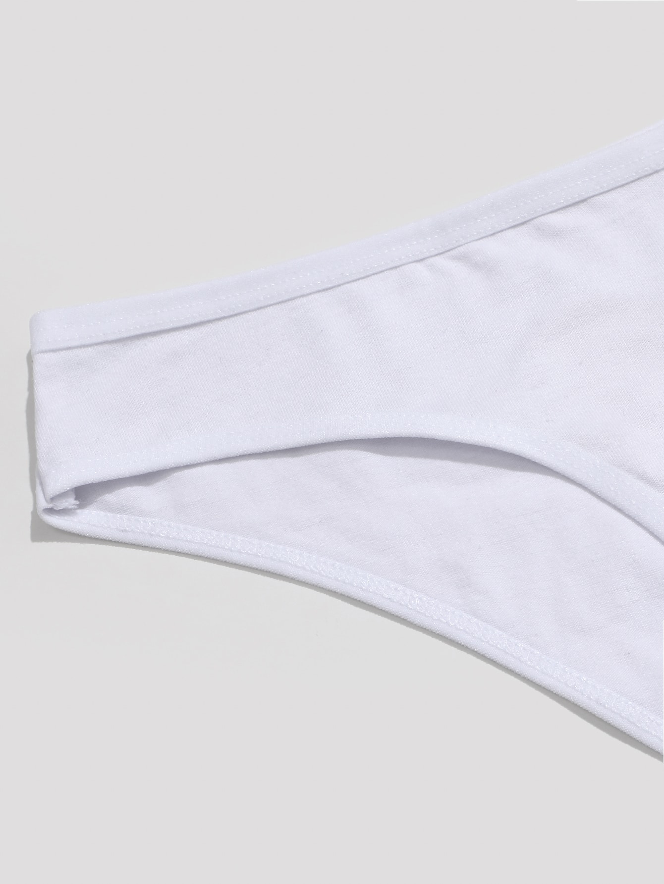 Heart Contrast Lace Panty SHEIN UK