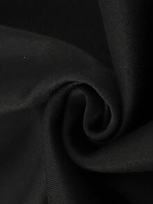 Aesthetic Post--Men Letter Graphic Kangaroo Pocket Drawstring Hoodie - Black - View 4