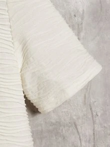 Manfinity Men Contrast Collar Textured Polo Shirt - Beige - View 3