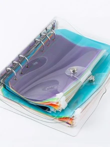 5pcs Solid Random Binder Pocket - Multicolor - View 2