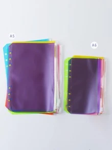 5pcs Solid Random Binder Pocket - Multicolor - View 4