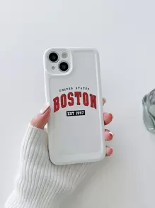 Funda para móvil con estampado de letra - Multicolor - Ver 1