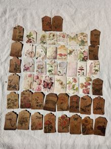 1box Floral Print Decorative Craft Paper - Multicolor - View 4