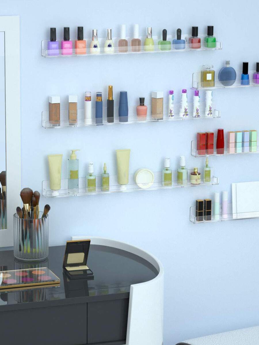 2入組透明收納架 - 無色 - 查看 1