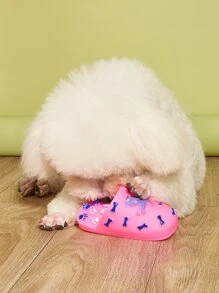 Juguete Para Perros De Plástico Duradero En Forma De Chanclas Grandes Con Sonido, Color Aleatorio - Multicolor - Ver 4