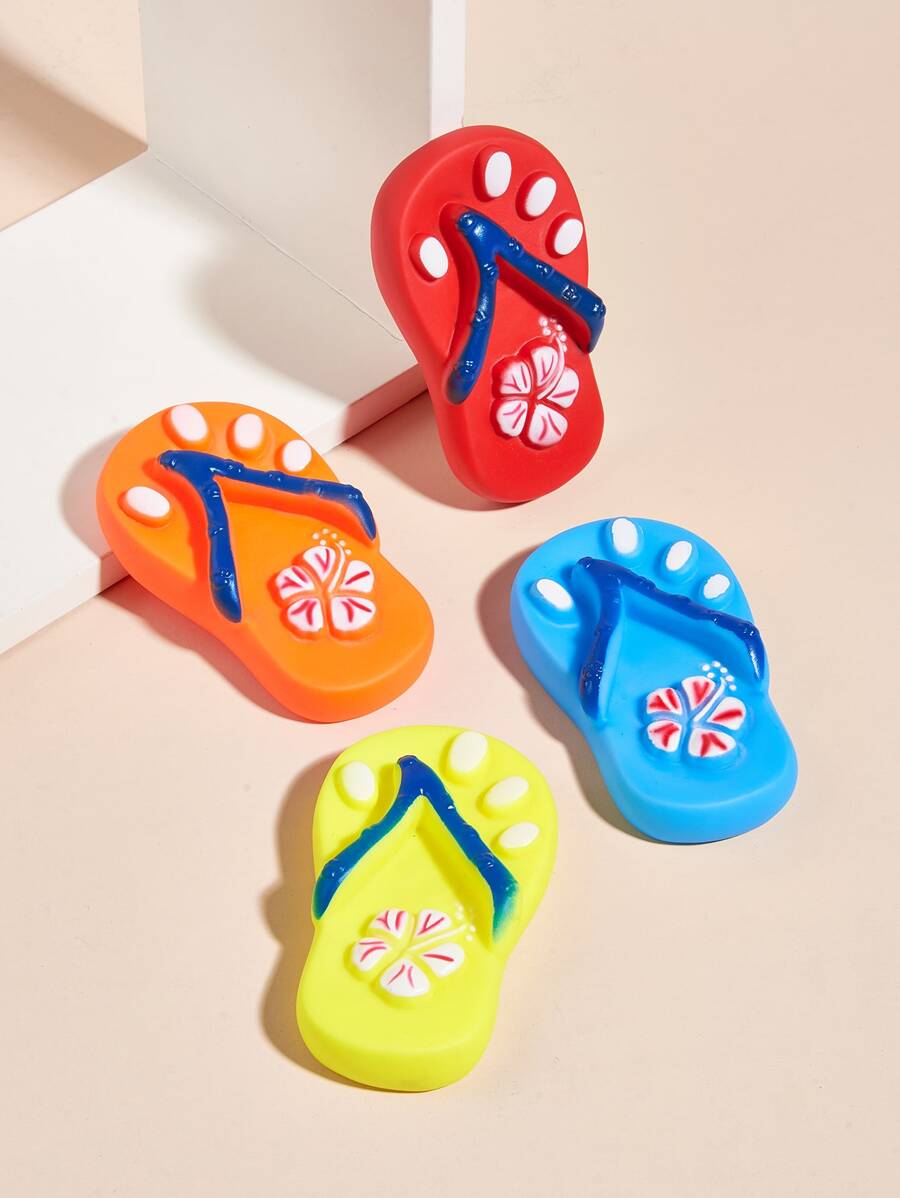 1入組隨機家居拖鞋設計寵物磨牙玩具