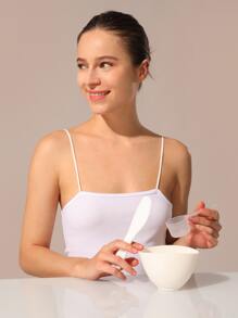 Set de 3 Cuencos para Mezclar Mascarillas Faciales DIY - Blanco - Ver 7