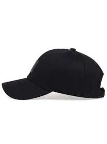 Men Letter Patch Decor Baseball Cap Casual
