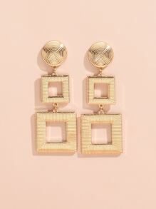 Hoa tai thả vuông - Vàng - Xem 2