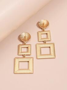 Hoa tai thả vuông - Vàng - Xem 4