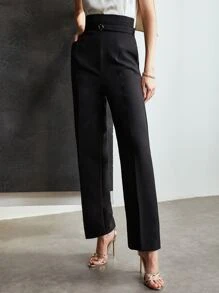 MOTF PREMIUM Pantalon De Costume À Taille Froncée