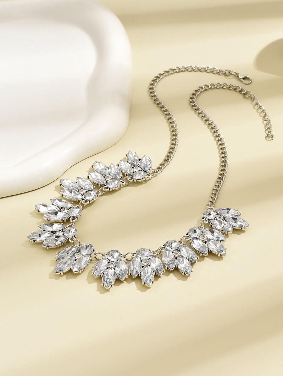 Rhinestone Decor Necklace | SHEIN USA
