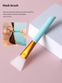 3pcs Facial Sheet Brush Set - Blue - View 4