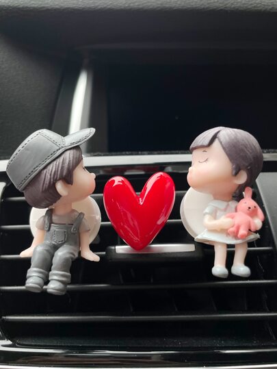 3pcs Cartoon Design Car Air Outlet Ornament