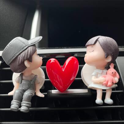 3入組卡通設計汽車出風口裝飾物