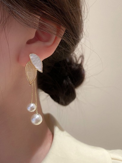 أقراط بزخرفة اللؤلؤ الاصطناعيرمضان