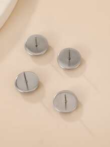 2 Pairs Fashion New Matte Starry Sky Round Stud Earrings Suitable For Women's Daily Wear - Multicolor - View 3