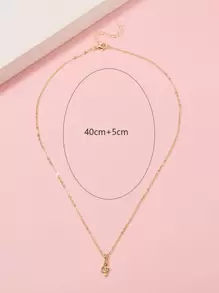 Music Note Charm Necklace