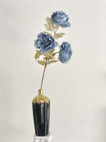 1 pieza 67 cm Flor artificial de peonía de seda, adecuada para decoración de escena de boda/decoración del hogar/decoración de fiesta de cumpleaños y vacaciones - Multicolor - Ver 1