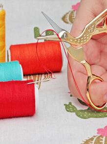 1pc Crane Design Scissors - Gold - View 2