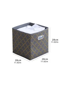 1 pieza Caja de almacenamiento de ropa con patrón geométrico - Multicolor - Ver 2