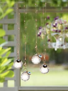 2pcs Evil Eye & Water-drop Design Wall Hanging - Multicolor - View 2